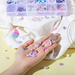 DIY Cute Cartoon Hair Band Bracelet Making Kit&nbsp;DIY-TA0003-88