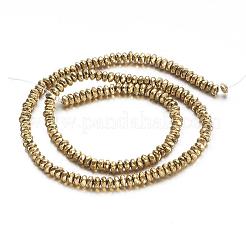 Non-magnetic Synthetic Hematite Beads Strands&nbsp;G-P218-28-G