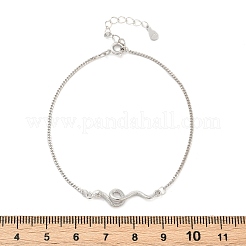 925 Sterling Silver Link Bracelets&nbsp;BJEW-D320-01P