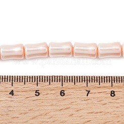 Electroplate Opaque Glass Imitation Pearl Beads Strands&nbsp;EGLA-H113-07A