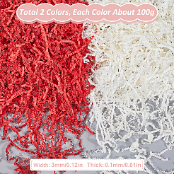 4 Sets 2 Colors Christmas Themed Paper Shredded Paper Filler&nbsp;OCOR-SP0001-07