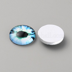 Glass Cabochons&nbsp;LS-GLAA-WH0033-75E-10