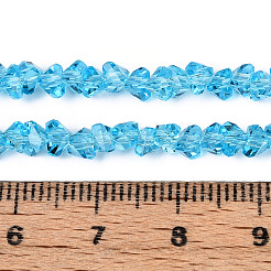 Transparent Glass Beads Strands&nbsp;X-GLAA-N018-4mm-03