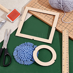 2Pcs Wooden Thread Winding Plate&nbsp;DIY-WH0888-026