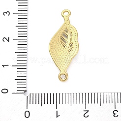 304 Stainless Steel Crystal Rhinestone Leaf Connector Charms&nbsp;LS-STAS-V003-06G