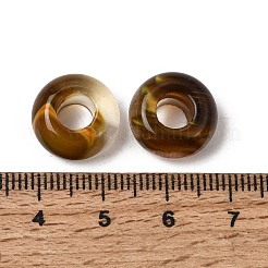 Watermelon Stone Glass European Large Hole Beads&nbsp;G-Q442-04