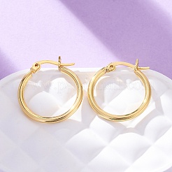 Brass Hoop Earrings for Women&nbsp;EJEW-I270-13A-G