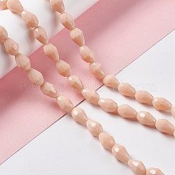 Faceted Glass Beads Strands&nbsp;GLAA-E037-02-M