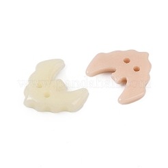 2-Hole Glass Buttons&nbsp;PORC-R010-02