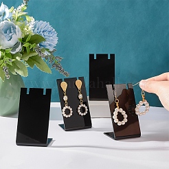 Acrylic Earring Display Stands&nbsp;EDIS-WH0029-15A-WH