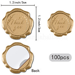 100Pcs Adhesive Wax Seal Stickers&nbsp;DIY-CP0009-90D