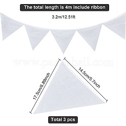 Cotton Pennant Flags Banners&nbsp;FIND-WH0152-226