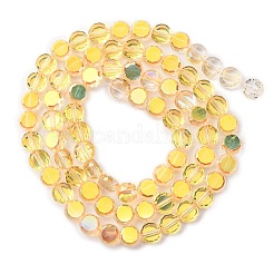 Electroplate Glass Beads Strands&nbsp;EGLA-C010-01A-HP03