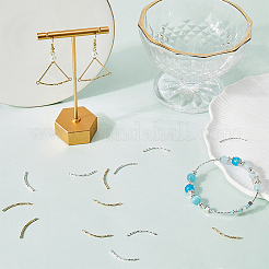 64Pcs 2 Colors Brass Tube Beads&nbsp;KK-CN0002-92