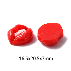 Opaque Cartoon Resin Cabochons&nbsp;RESI-CJC0020-14