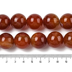Natural Red Agate(Dyed & Heated) Beads Strands&nbsp;G-H087-A01-20MM