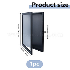 Rectangle Wood T-shirt Display Magnetic Boxes with Visible Window&nbsp;AJEW-WH0609-729