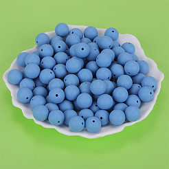 Round Silicone Focal Beads&nbsp;SI-JX0046A-96
