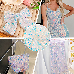 Polyester & PET Gauze Fabric&nbsp;DIY-WH20001-74E