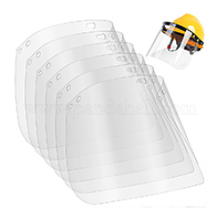 6Pcs PET Helmet Safety Face Guard with Aluminum Edging&nbsp;AJEW-PH0008-09