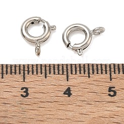 Brass Spring Ring Clasps&nbsp;KK-CBA1AE8-05B-P