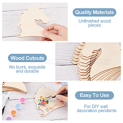 Unfinished Wood Pieces&nbsp;DIY-WH0430-025D