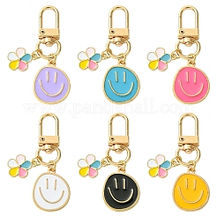 Alloy Enamel Pendant Decorations&nbsp;HJEW-YW00008-01