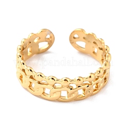 Ion Plating(IP) 304 Stainless Steel Finger Rings&nbsp;RJEW-L102-42G