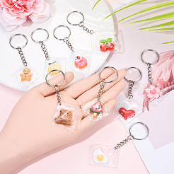 9Pcs Resin Keychain&nbsp;KEYC-YW00163