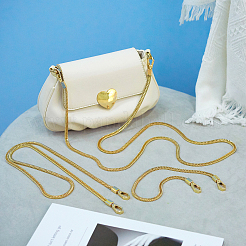 3Pcs 3 Styles Iron Flat Snake Chain Bag Straps&nbsp;FIND-BT0001-26