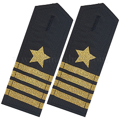 2 Pairs Polyester Public Security Epaulettes&nbsp;DIY-CN0003-98