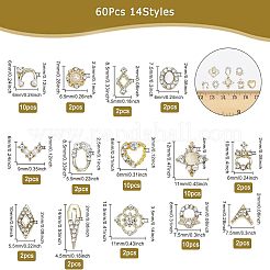 Alloy Rhinestone Cabochons&nbsp;MRMJ-CA0001-37