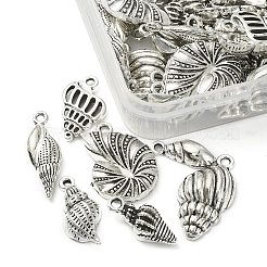 70Pcs 7 Style Tibetan Style Alloy Pendants&nbsp;FIND-YW0003-20