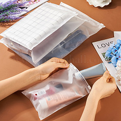 32Pcs 4 Styles Frosted PE Jewelry Zip Top Storage Bags&nbsp;ABAG-TA0001-30