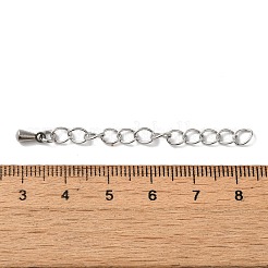 Tarnish Resistant 304 Stainless Steel Chain Extender&nbsp;STAS-P204-03P