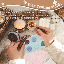 2Pcs 2 Colors Wax Particles Silicone Fixator&nbsp;DIY-NB0010-22A