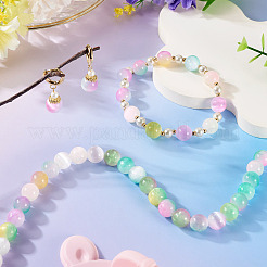 1 Strand Natural Selenite Beads Strands&nbsp;G-TA0002-87A