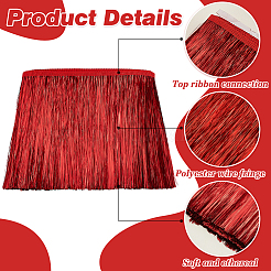 Polyester Tassel Ribbon&nbsp;OCOR-WH0045-38A