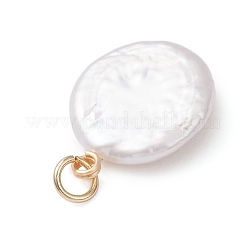 Natural Keshi Pearl Pendants&nbsp;PALLOY-JF04810-01