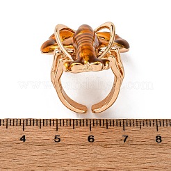 Alloy Cuff Rings&nbsp;RJEW-H260-01KCG-02