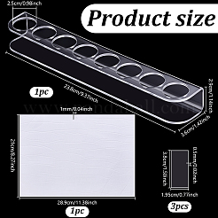 1 Set 8 Holes Plastic Storage Holders&nbsp;AJEW-GA0010-56