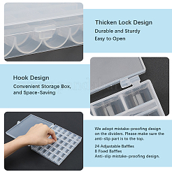 2Pcs Polypropylene(PP) Grid Bead Containers&nbsp;CON-DJ0001-27