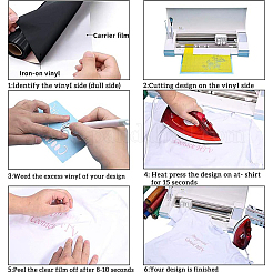 Heat Transfer Vinyl Sheets&nbsp;DIY-WH0148-85A