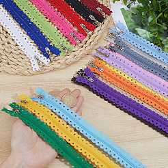 20Pcs 20 Colors Nylon Zipper with Metal Star Zipper Sliders&nbsp;DIY-CY0003-50