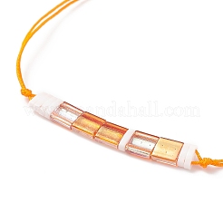 Glass Seed Link Bracelet&nbsp;BJEW-JB08894-04