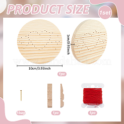1Bag DIY String Art Kits&nbsp;DJEW-WR0001-22B