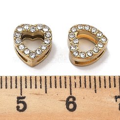 PVD Vacuum Plating 304 Stainless Steel Crystal Rhinestone Beads&nbsp;SATS-R130-02G-05