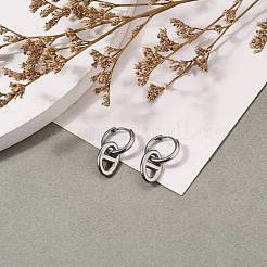 Tarnish Resistant Soda Pull Tab Earrings&nbsp;EJEW-JE04398
