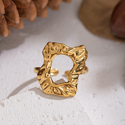 304 Stainless Steel Cuff Open Rings for Women&nbsp;FS3421