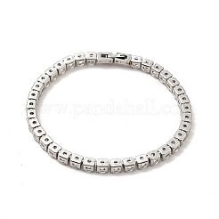 Clear Cubic Zirconia Tennis Bracelet&nbsp;BJEW-E009-25A-P